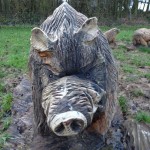 Hucking Carved Pig
