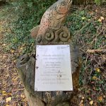 Lullingstone Country Park: Fish plaque