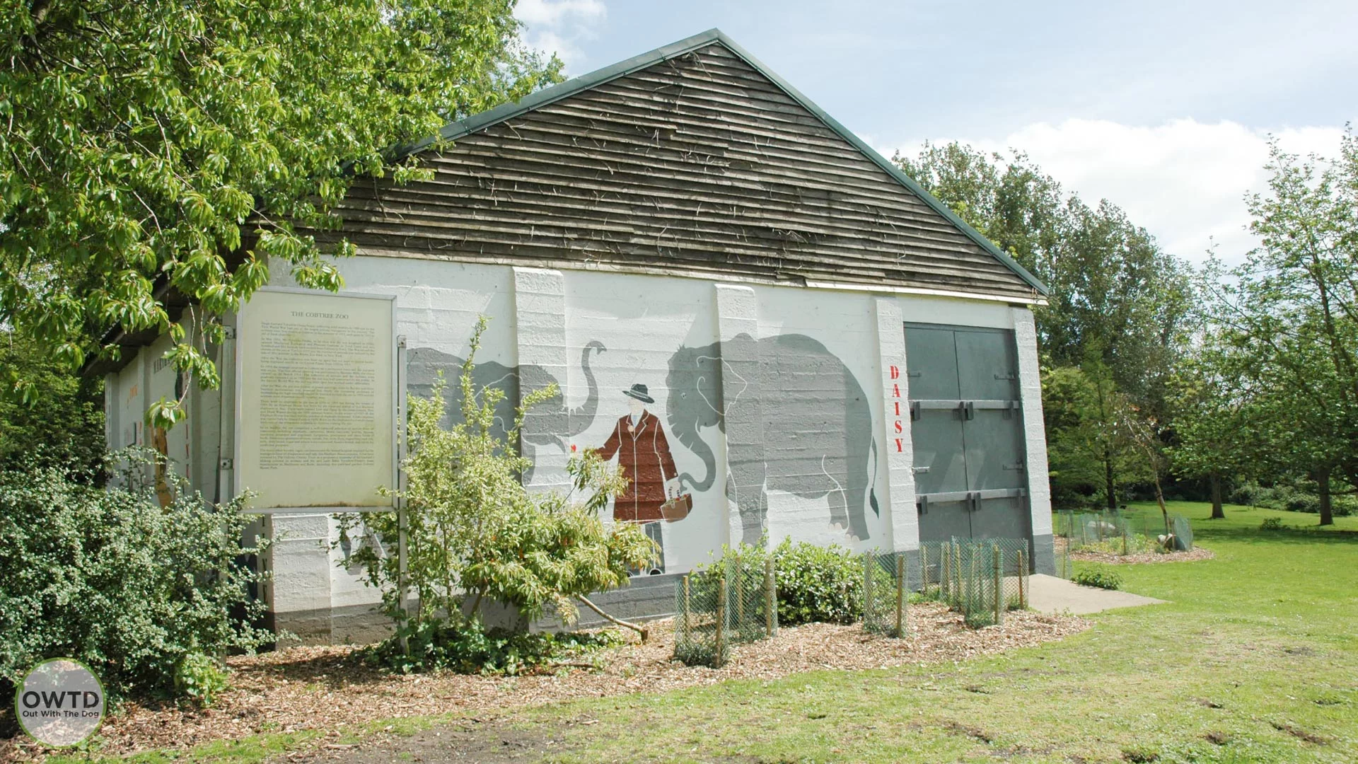 The old elephant house at Cobtree Manor Park
