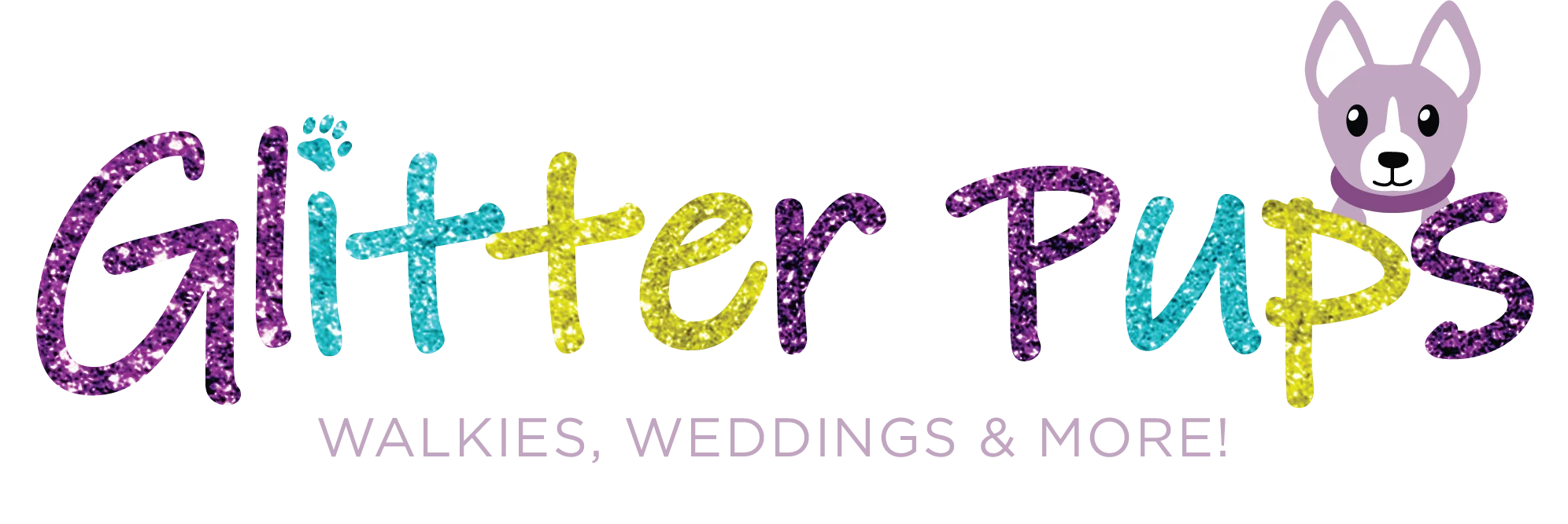 Glitter pups logo