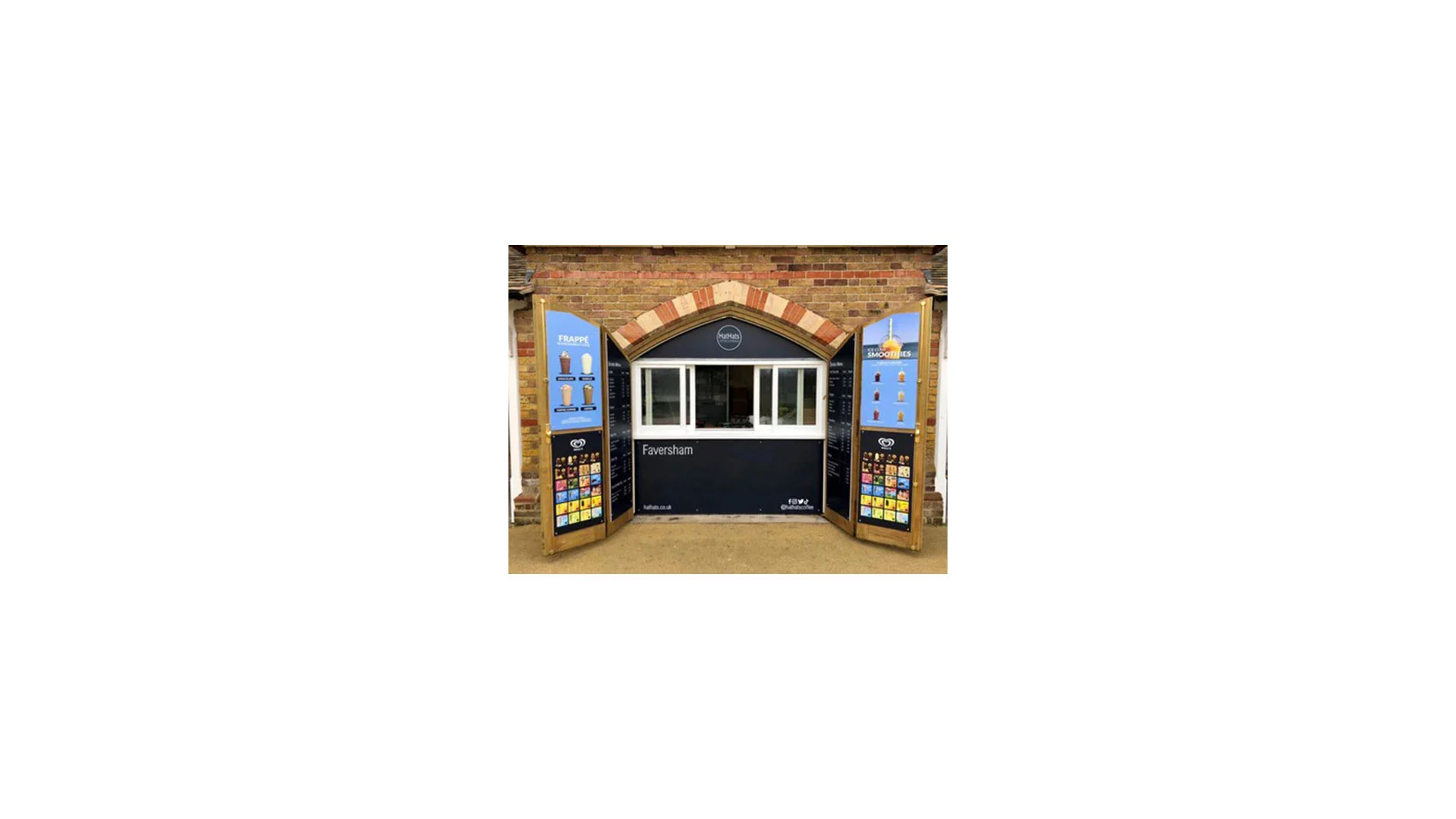 Hat hats coffee Kiosk Faversham Kent