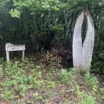 Ashford Community Woodland Dragon Fly Walk and sculpture