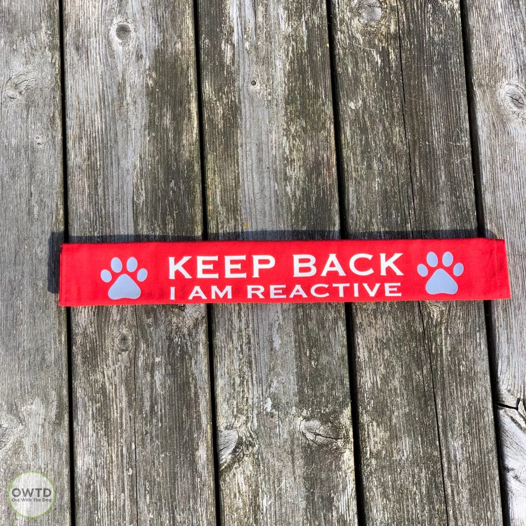 Keep Back I Am Reactive Lead Cover