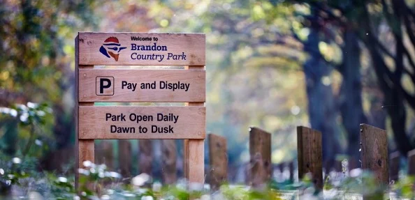 Brandon Country Park Sign