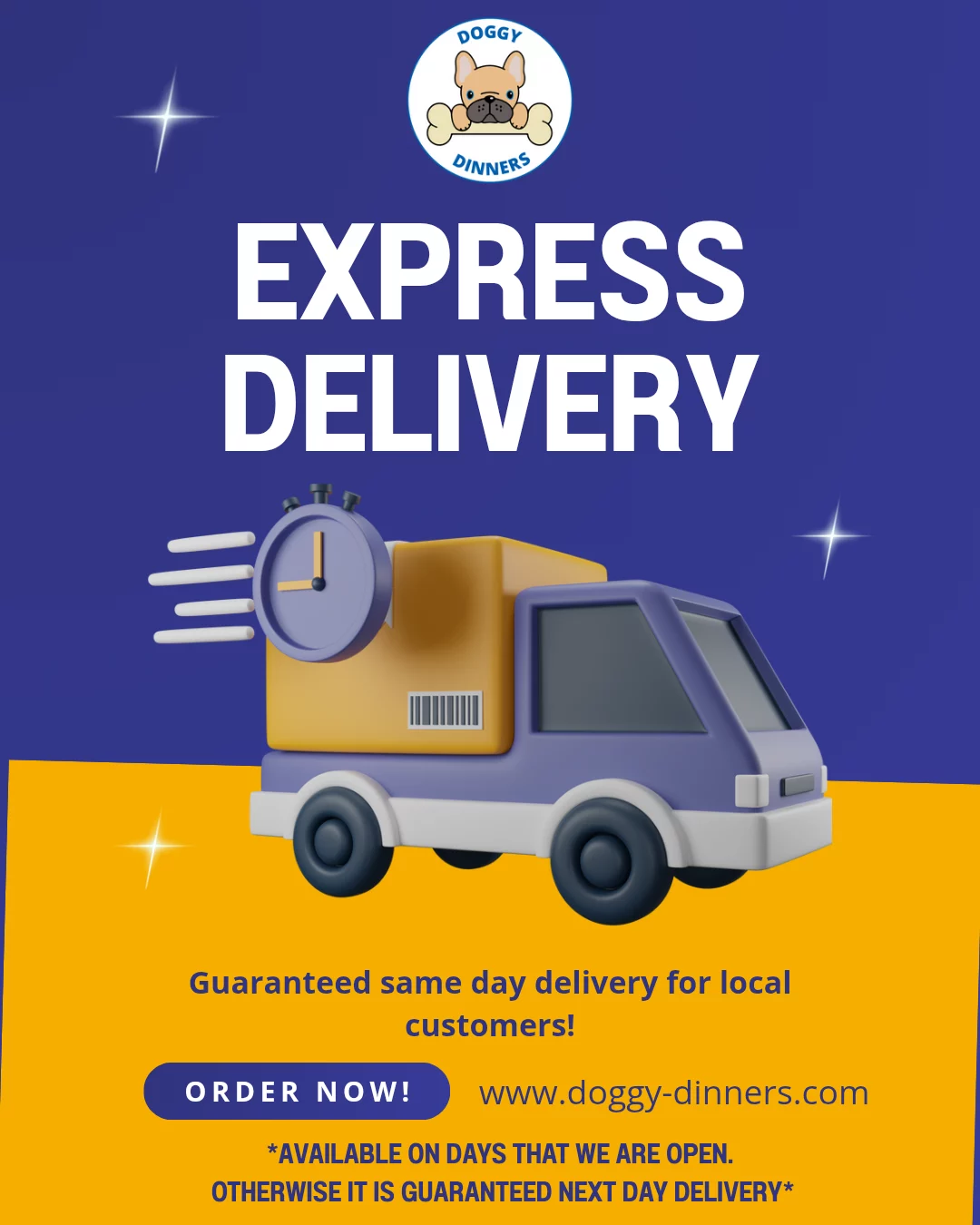 Doggy Dinners Express Delivery